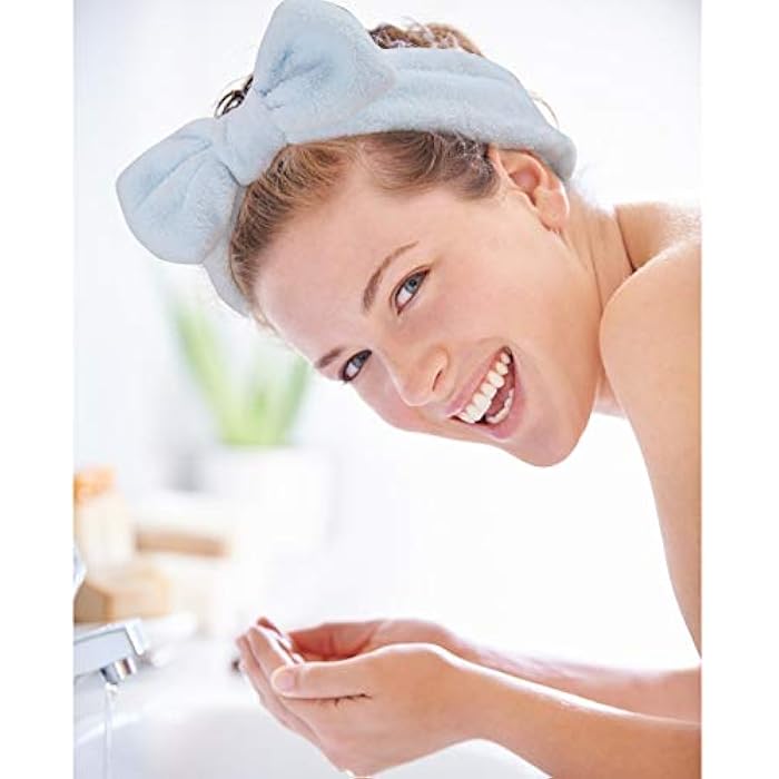 CAVETEE 6 Pack Spa Headband for Washing Face - Microfiber Makeup Hair Band for Women - Shower Towel Headband - Image 4